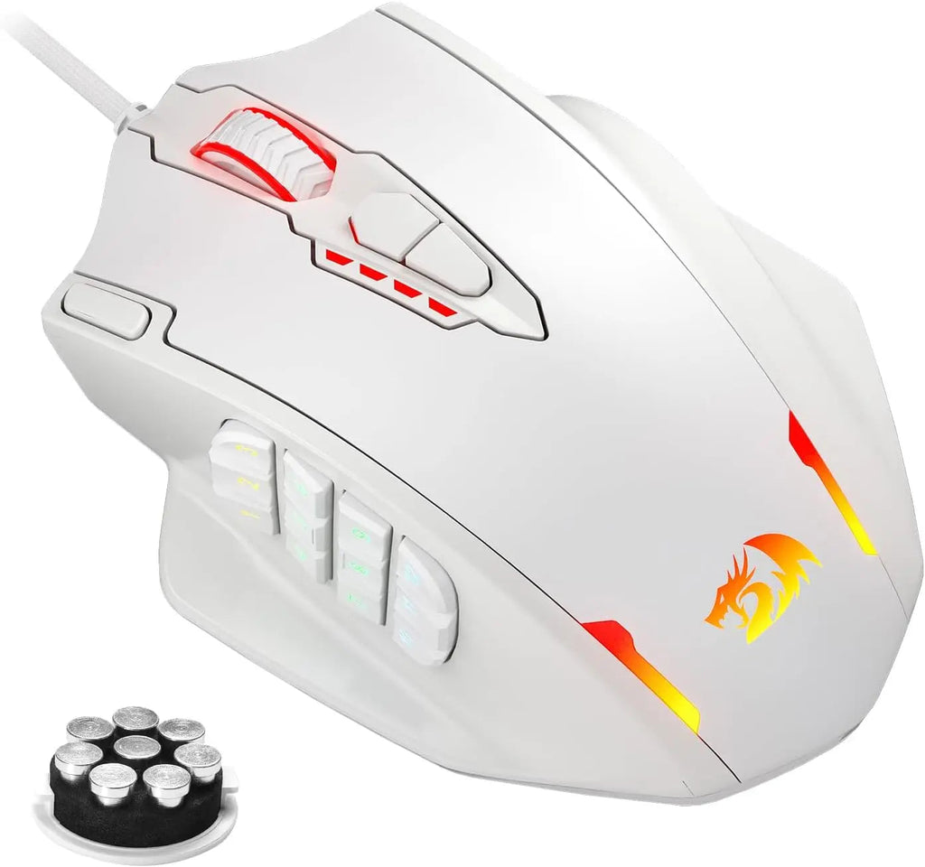 Souris Redragon M908 Blanche La Fabrique du PC