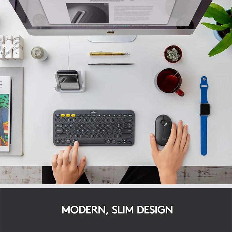 Souris Logitech PEBBLE M350 Noire La Fabrique du PC