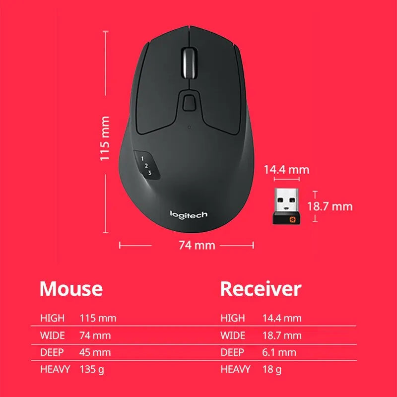 Souris Logitech M720 Noire La Fabrique du PC