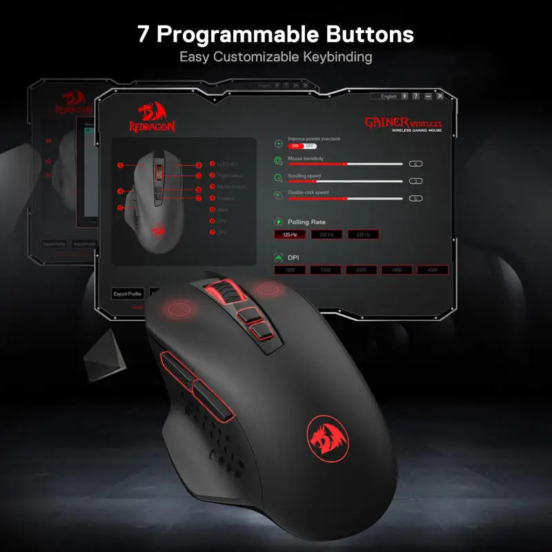 Souris Redragon M656 Noire La Fabrique du PC