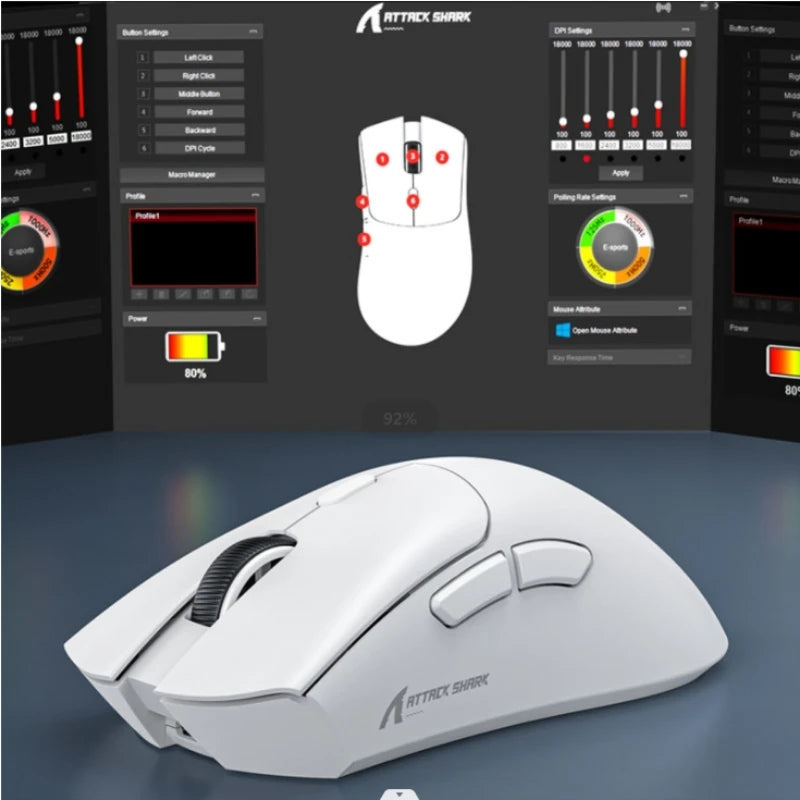 Souris Attack Shark R1 Noire La Fabrique du PC