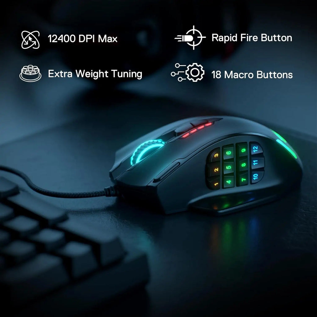 Souris Redragon M908 Noire La Fabrique du PC