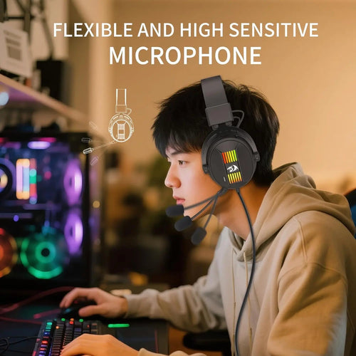Casque Redragon H375 Noire La Fabrique du PC